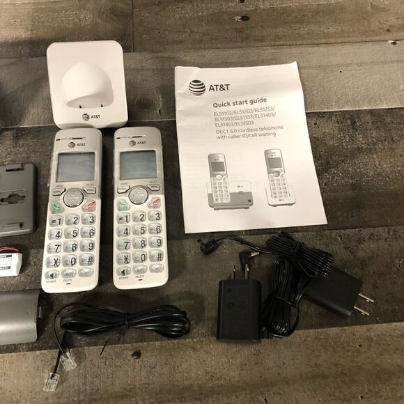 AT&T EL51203 2 handset cordless answering system with caller ID - Picture 9 of 9